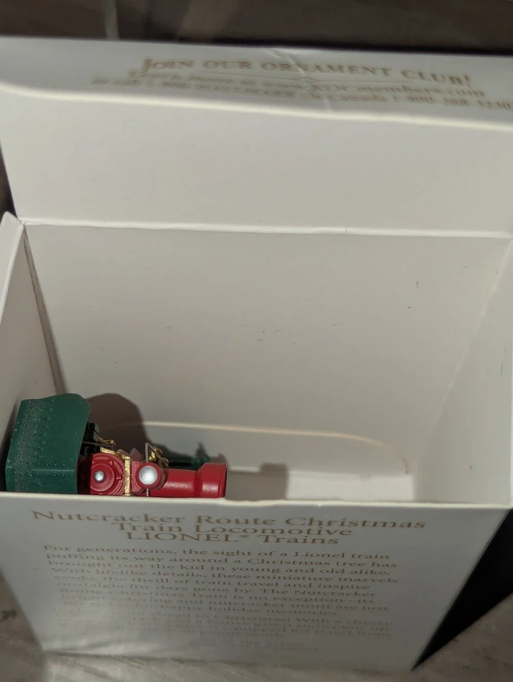 2012 Hallmark Keepsake LIONEL Trains Nutcracker Route Locomotive Ornament